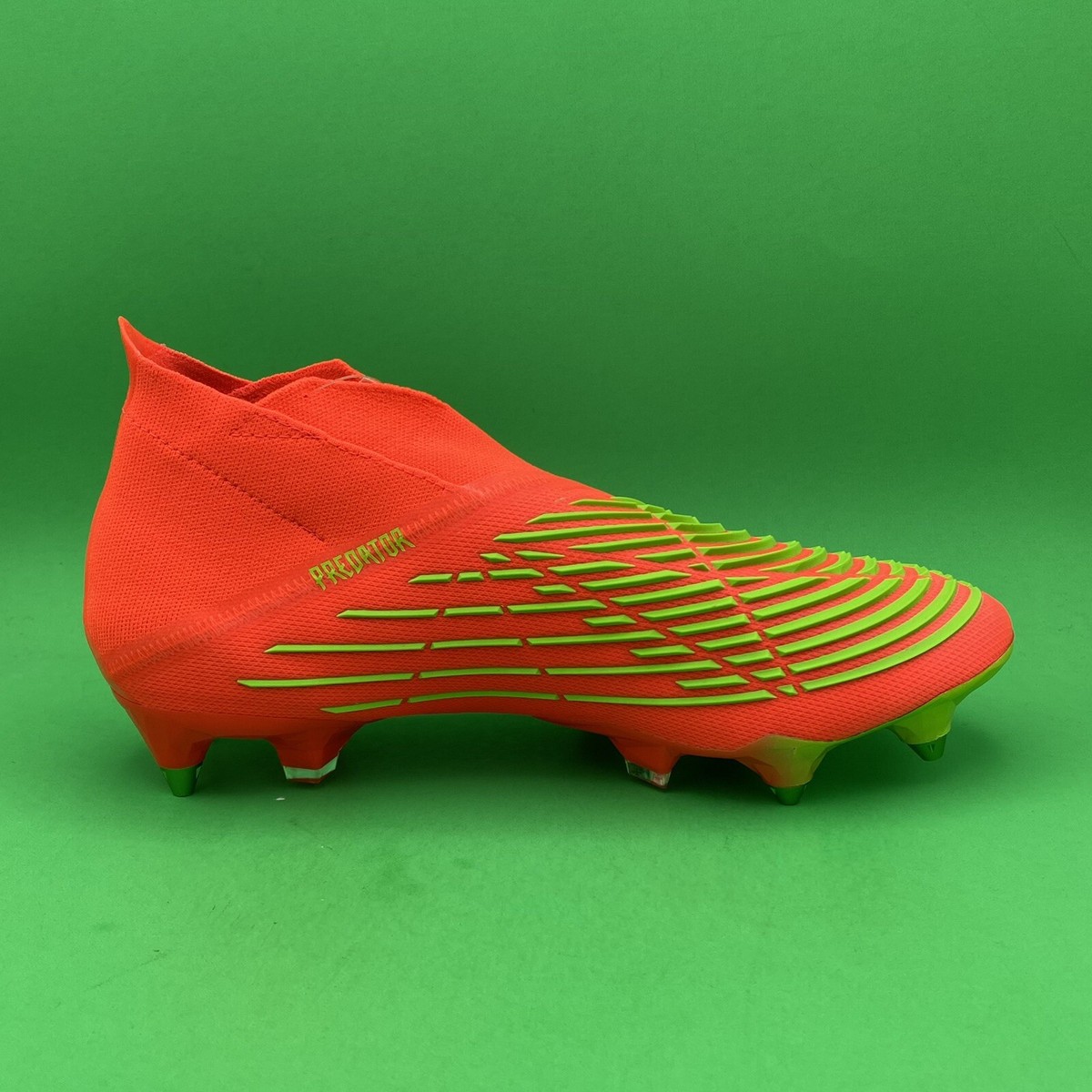 Adidas Predator Edge+ SG Solar Red Soccer Cleats, Men’s Size 9.5 BNIB GW1038 Adidas Predator Edge+ SG Solar Red Soccer Cleats GW1038  main image 2