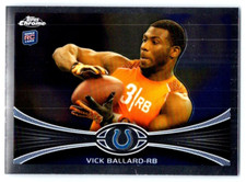 2012 Topps Chrome Football Rookie RC Vick Ballard Indianapolis Colts #169