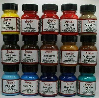 Buy Angelus Acrylic Leather Paint Waterproof Sneaker Paint 1oz - 82 Colors Available