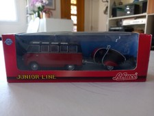 schuco 1/43 junior line Volkswagon combi et caravane rouge neuf