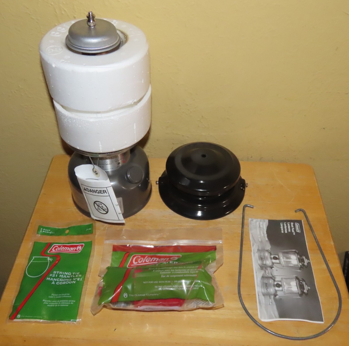 Coleman Dual Fuel Two Mantle Lantern Model 285A | eBay
