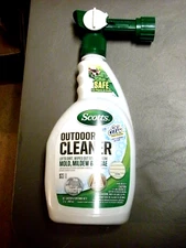 Scotts Outdoor Cleaner. Wipes out Stains From Mold. Mildew & Algae. 32 Oz.