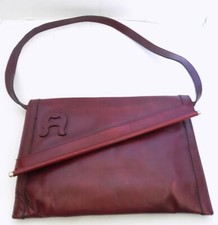 Vintage Etienne Aigner Burgundy Cordova Purse Handbag Envelope Style