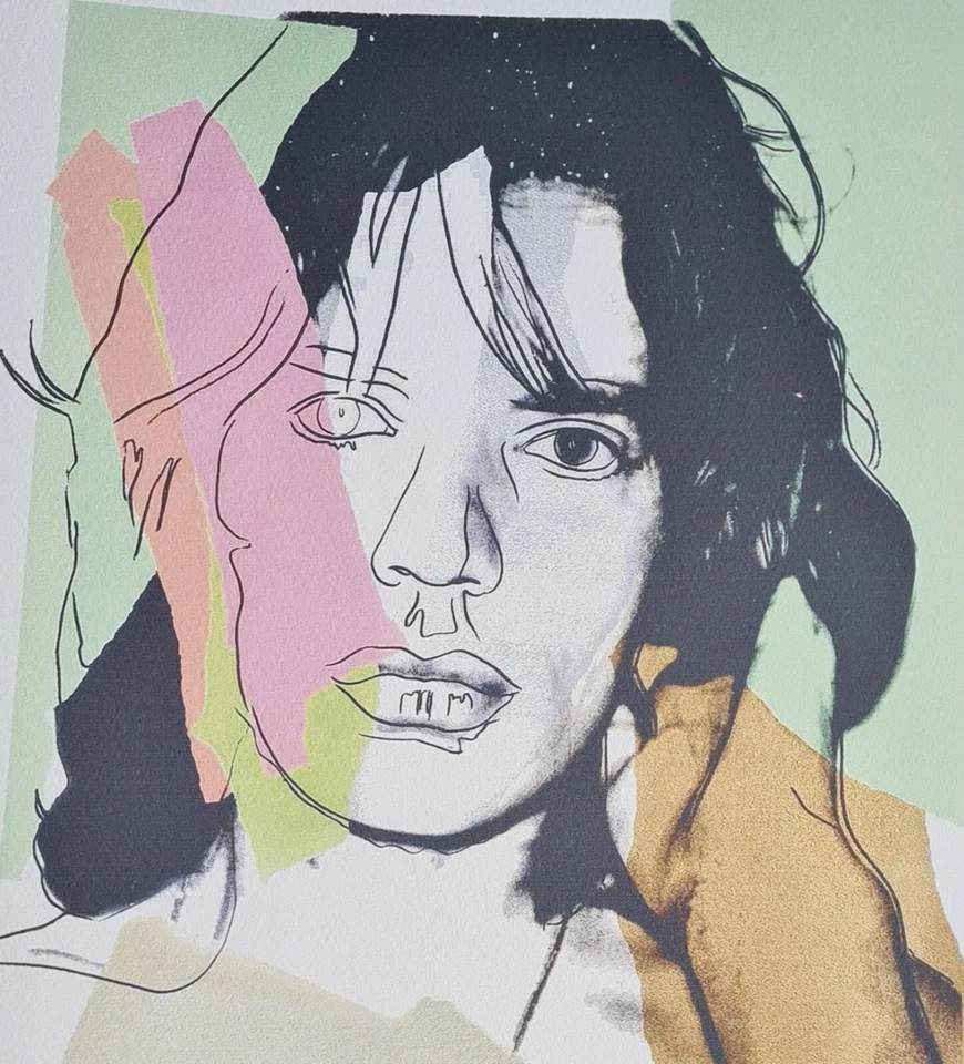 ANDY WARHOL * Mick Jagger * 50 x 40 cm * signed lithograph * limited # 111/200 - Bild 3 von 4
