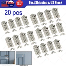 20X 3" Long Stainless Steel Door Latch Slide Lock Barrel Bolt Door Latches Hardw