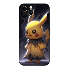 PikachuV Case For iPhone 17 16e 16 15 14 13 12 11 Pro Max Air Plus XR SE -z321