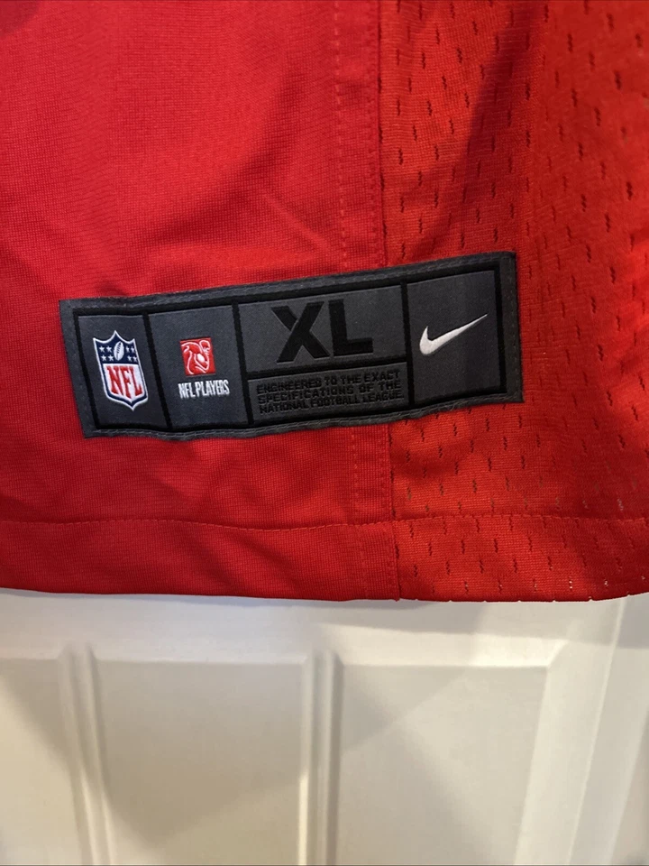 Camiseta Nike On Field New England Patriots Cam Newton tamanho XL vermelha alternativa rara - Imagem 3 de 4