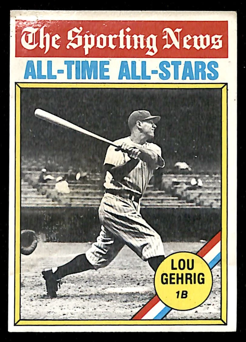 1976 Topps Lou Gehrig New York Yankees #341