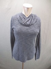 Columbia Size M Womens Gray Cotton Blend Stretch Running Athletic Hoodie 524