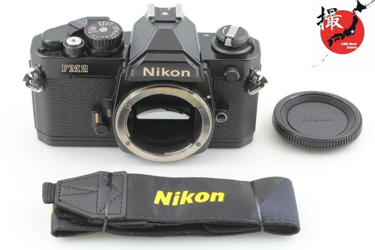 MINT w/ Strap】 Nikon New FM2 Black FM2N 35mm SLR Film MINT w/ Strap】 Nikon New FM2 Black FM2N 35mm SLR Film