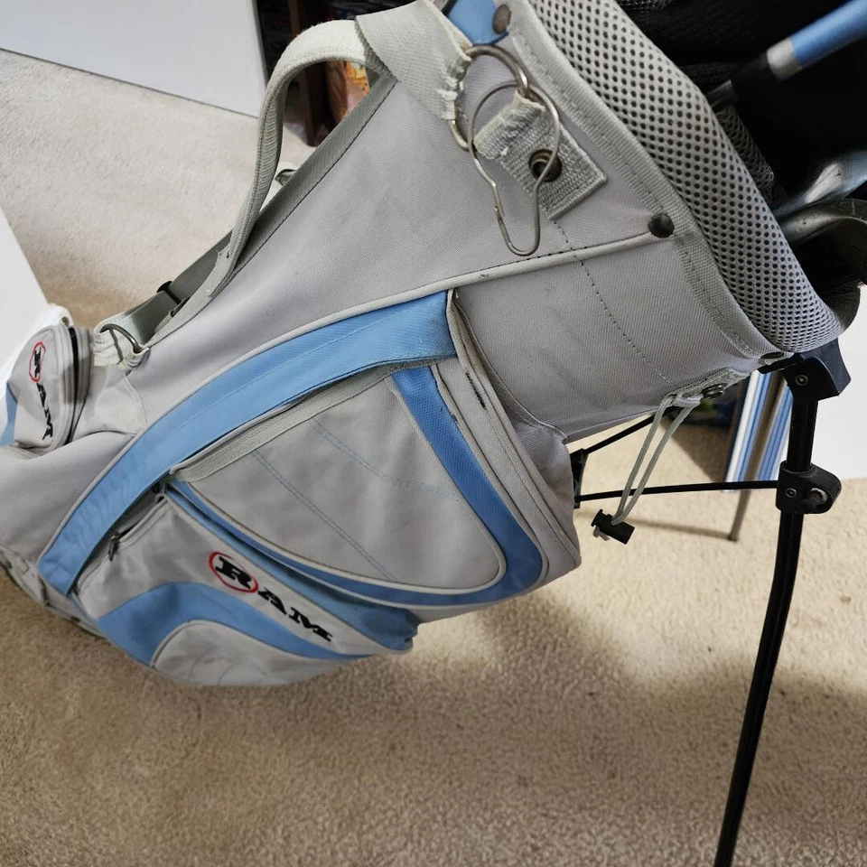 RAM CRAIGTON DRIVER,3 WOOD,5 WOOD,4 HY,5,6,7,8,PW.SW,PUTTER W/HC + BAG LADIES - Image 2 of 4