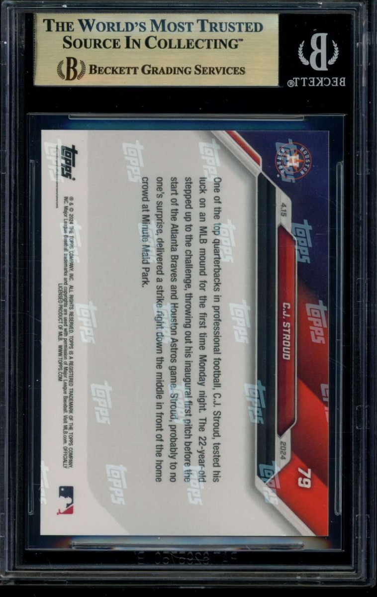 2024 Topps Now #79 C.J. Stroud BGS 9.5 Gem Mint Card 16979479 | eBay