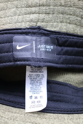 NIKE SPORTSWEAR GRAPHIC WOOL KNIT BUCKET HAT OLIVE DA2024-222 UNISEX MEN M/L - Picture 10 of 11