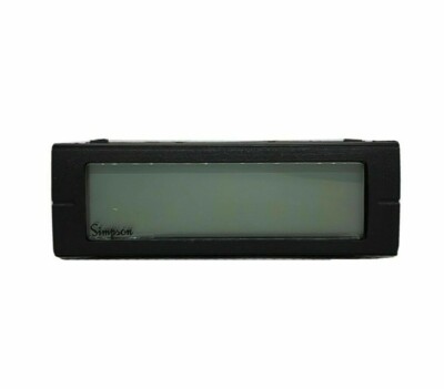 SIMPSON ELECTRIC M135-N05745 METER PANEL w/GREEN NUMBERS *U2