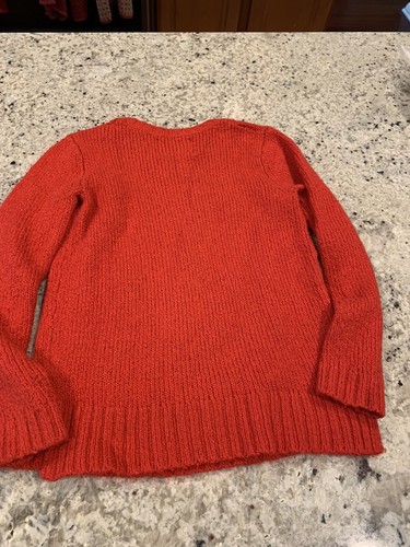 PREOWNED JUSTICE CRITTER RED KNIT SWEATER &RED PLAID Leggings NWT Set SIZE 6/7 - Picture 9 of 9
