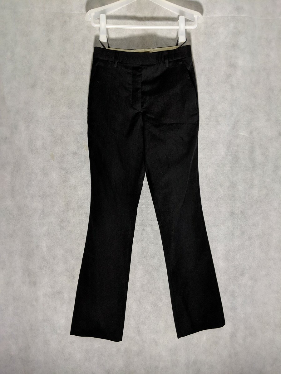 Helmut Lang Vintage Archive Shaped Black Dress Pants 40 Italy | eBay
