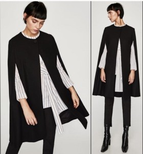zara cape coat