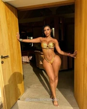 8x10 CHINESE KITTY GLOSSY PHOTO hot cute sexy thick bikini thong g string model