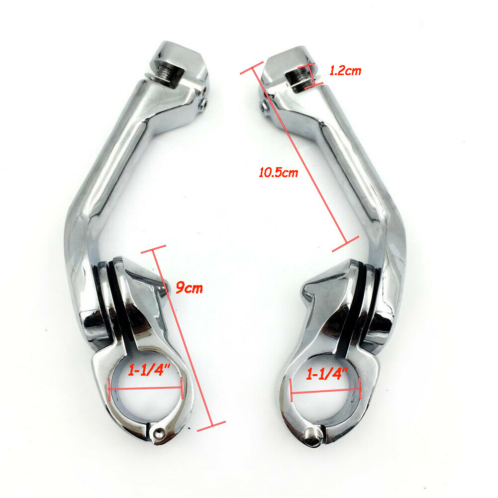 123専用 Chrome Motorcycle Highway Foot Pegs For Harley Davidson Road King