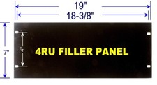 4U Steel Filler Panel
