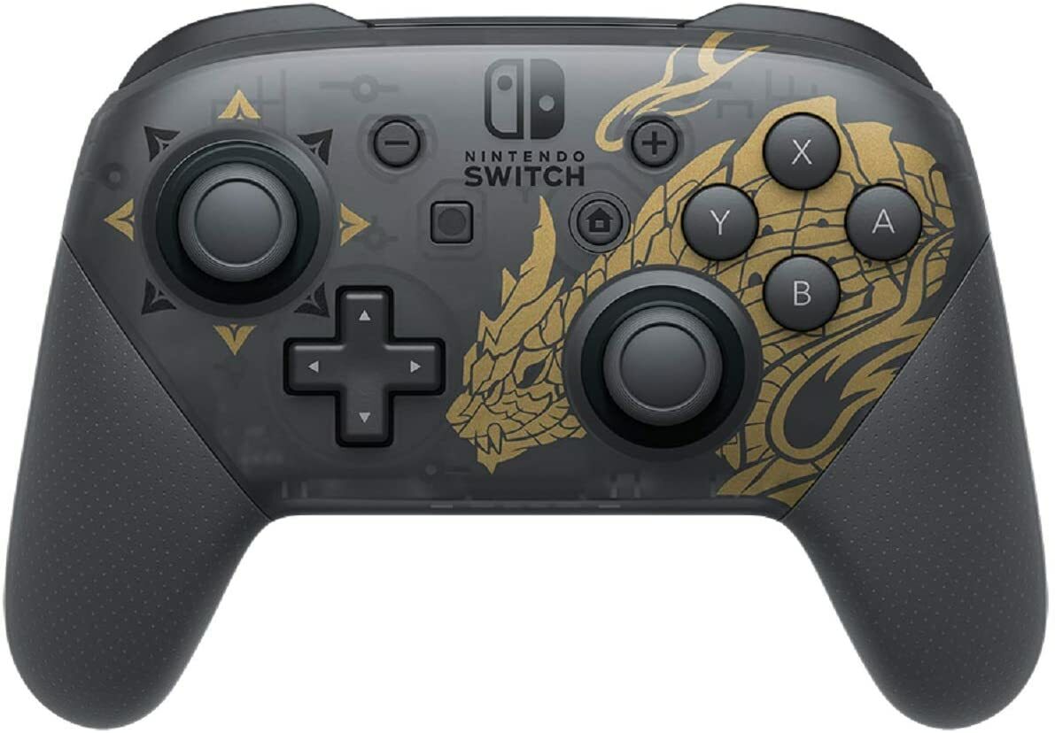 NEW Nintendo Switch Pro Controller Monster Hunter Rise Edition