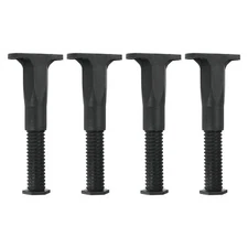 4 Pcs Adjustable Bed Frame Support Legs, 4 Inch Bed Center Slat Support Leg