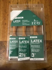 Better Latex Paints & Stains Brushes Semi Smooth To Rough Surfaces 3 Piece Set