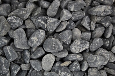 Nero Ebano Kies 15-25 mm tiefschwarzer Zierkies 25 kg Sack Gartenkies Wegstein