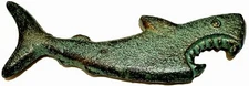 Shark Bottle Opener Handheld Cast Iron Nautical Antique Style
