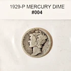 1929 Mercury US Dime- 10c FV 90% Silver Circulated Collectible Free Shipping