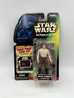 Hasbro Kenner Star Wars Han Solo Carbonate Action Figure The Power Of The Force