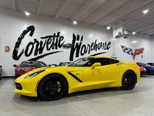 2016 Chevrolet Corvette Coupe 3LT, Z51, NPP, J6E, CF Hood, Black Rims, 76k