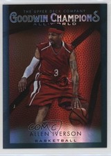 2021 Goodwin Champions All-World Basketball Aqua Allen Iverson #GB-11 HOF 0mh4