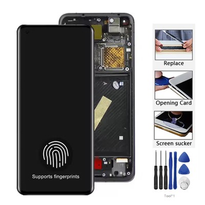 LCD Display OLED Touch Screen Digitizer Assembly w/ Frame For Xiaomi Mi 11 Ultra
