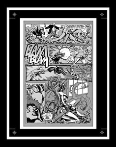 Mike Deodato Jr Wonder Woman #95 Rare Production Art Pg 10 Monotone