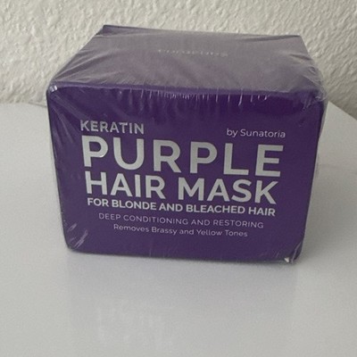 Sunatoria Keratin Purple Hair Mask Toner/Color Corrector Blonde 8.5 fl oz