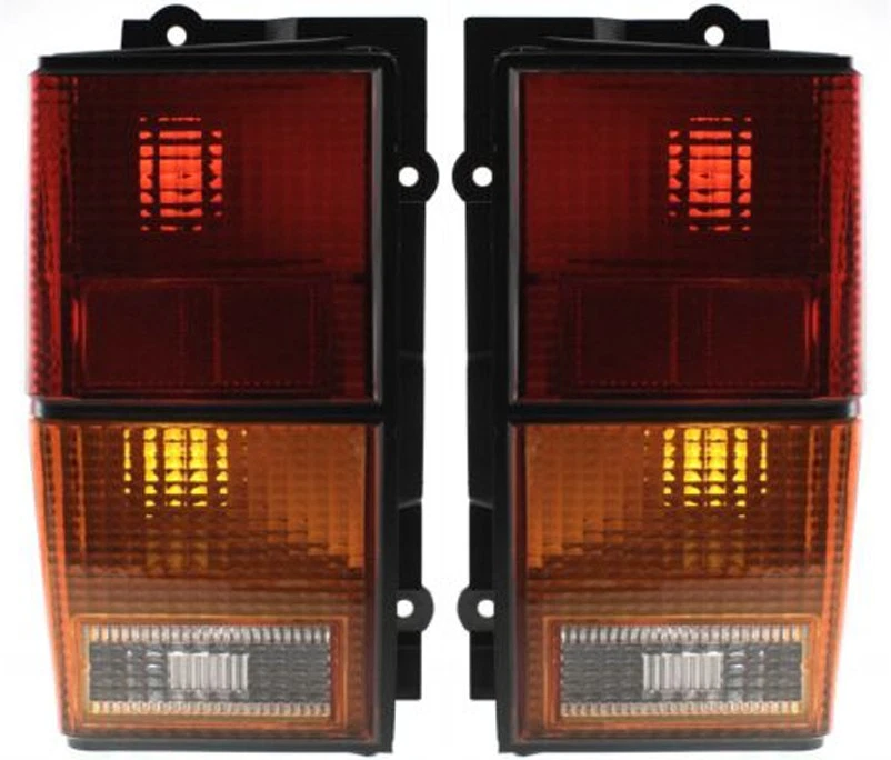 Para 84-96 Cherokee Luz Trasera Luz Freno Trasera Lámpara Sin Bombilla JUEGO PAR Foto 4 de 4