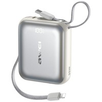 Awei Powerbank AS-181 10000MAH 35W MIT USB-C- UND LIGHTNING-KABEL FÜR Smartphone