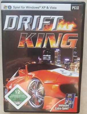 Drift King OVP Autorennen für Windows PC (CD ROM), inkl. extra Spiel Mini Racing