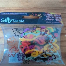 Silly Bandz Elastic Silicone Bracelets Halloween shapes Bands  PARTY Favors