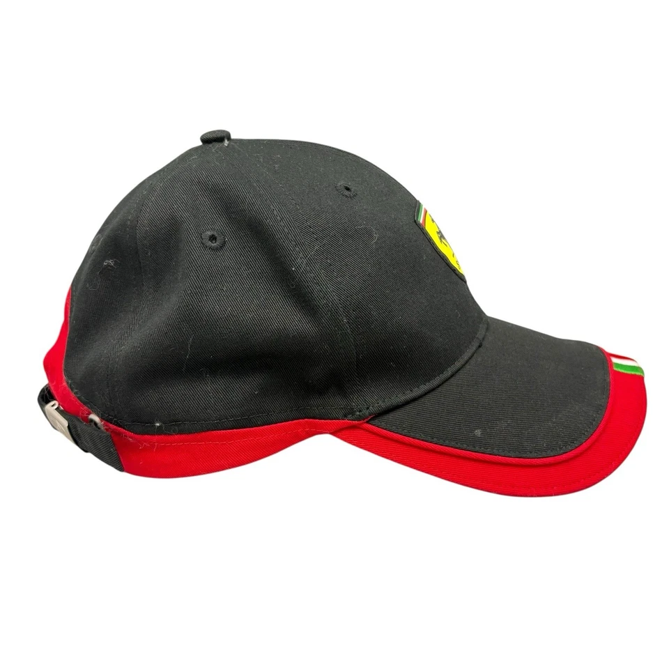 法拉利帽子男式均码黑色标志帽 Scuderia 可调赛车 — 第 3/4 张图片