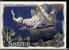 2021 Topps Allen & Ginter #DSS-12 Leopard Shark Deep Sea Shiver