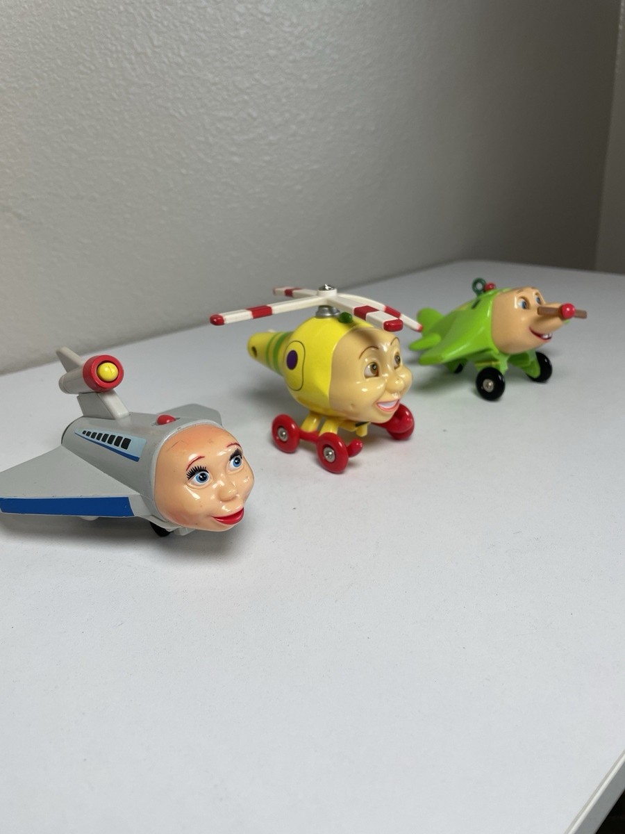 Rare Jay Jay The Jet Plane Lot Of 3 Wooden Toys 2002 2003 Savannah
