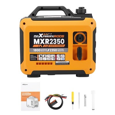 Gas Powered Generator 1800W Portable Quiet 58dB ECO Mode RV Camping Emergency