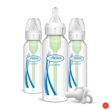 Dr. Brown's 8oz Anti - Colic Baby Bottle w/ Slow Flow Nipple  Pacifier - 0m 