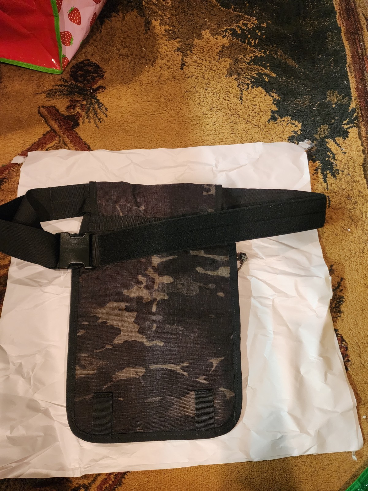 Kifaru black multicam standard field quiver holder with belt