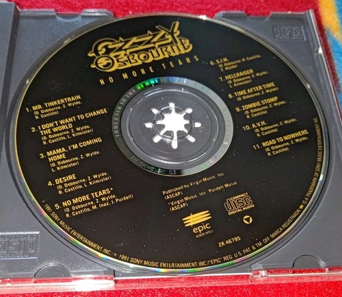 Ozzy Osbourne - No More Tears CD - 1991 Epic ZK 46795 - Picture 6 of 15