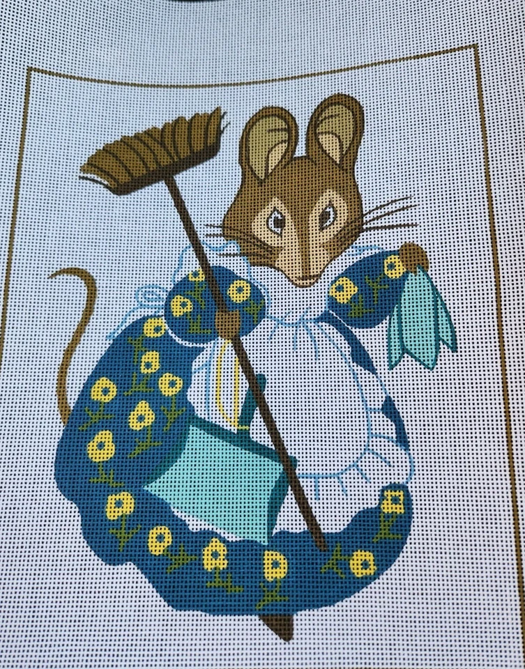 Danji~Mrs Tittlemouse~Beatrix Potter~Needlepoint Canvas~Large - Image 2 of 3