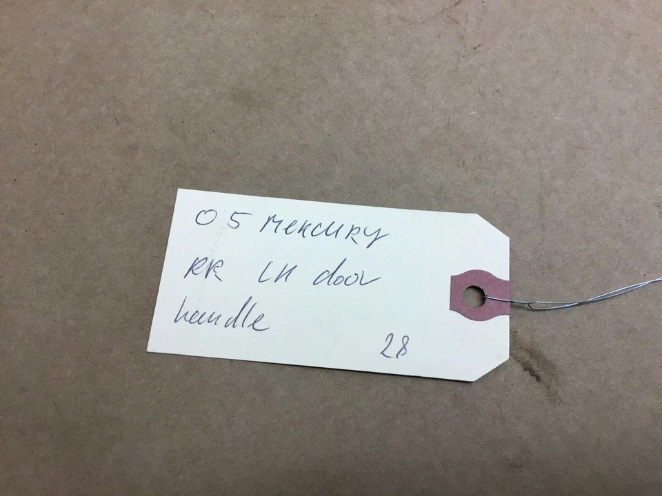 Manija interior de la puerta del conductor trasera izquierda Mercury Mariner Escape con cable 05 06 07:A Foto 4 de 4