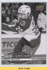 2025-26 Upper Deck Series 1 UD Canvas Black & White Ross Colton #C-79 READ 2fn